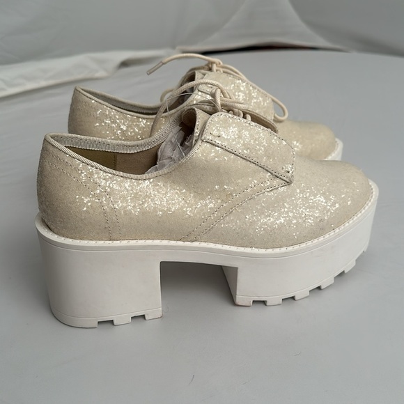 Cheap Monday Tractor iridescent glitter platform shoes - Picture 2 of 9
